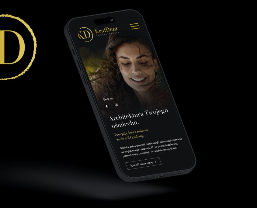 kraldent-00podglad-02 Projekt strony internetowej dla KralDent – podgląd strony